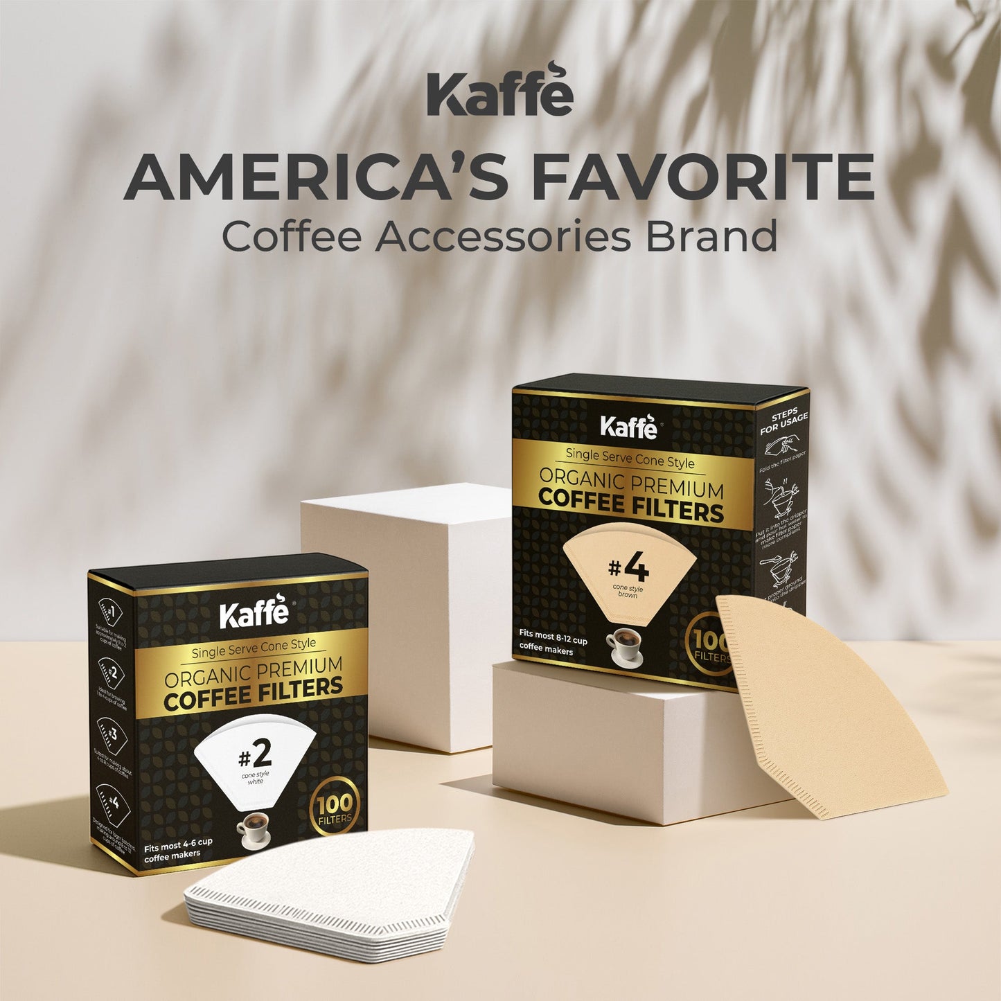 Organic Premium Coffee Filters #4, KFCF04B