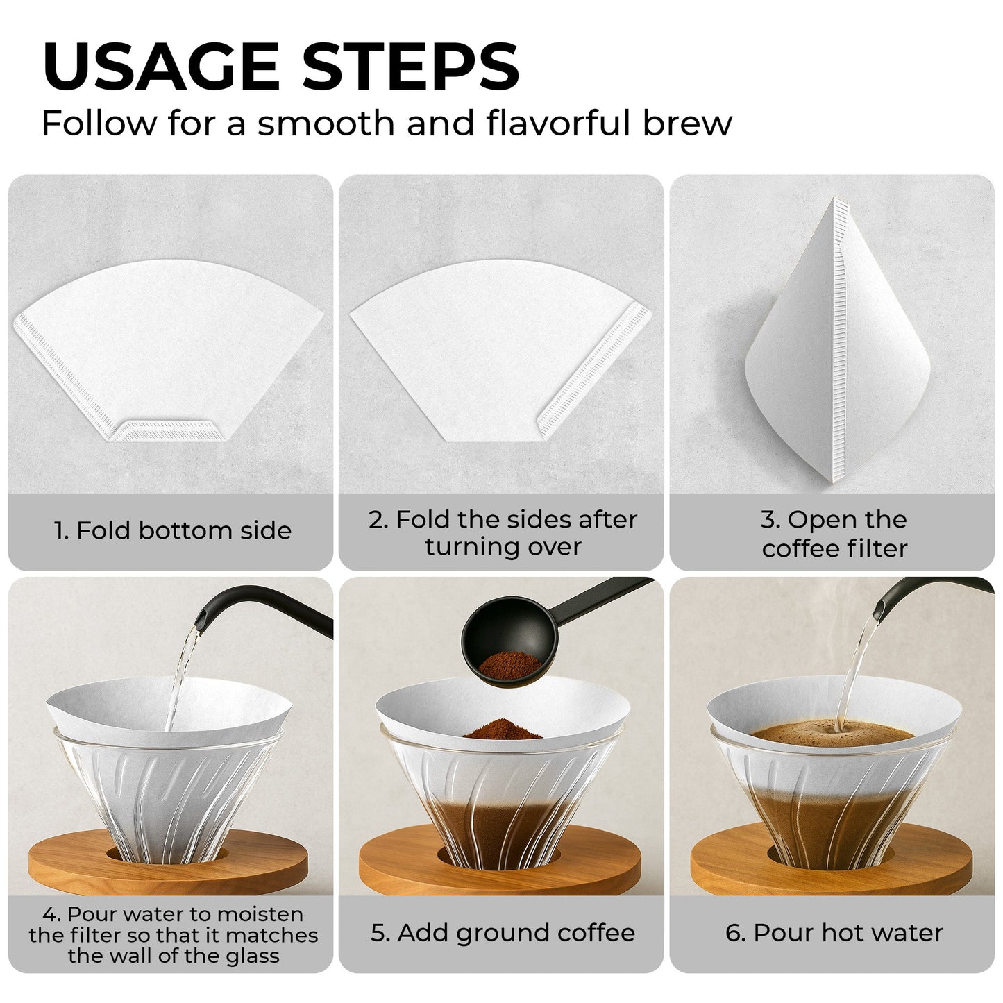 Organic Premium Coffee Filters #4, KFCF04W
