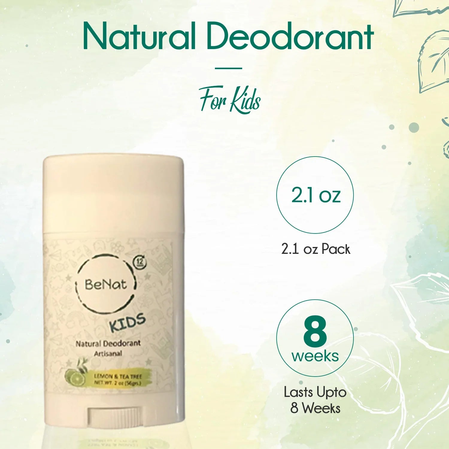 All-Natural Deodorant for Kids & Teens - Blinks Emporium