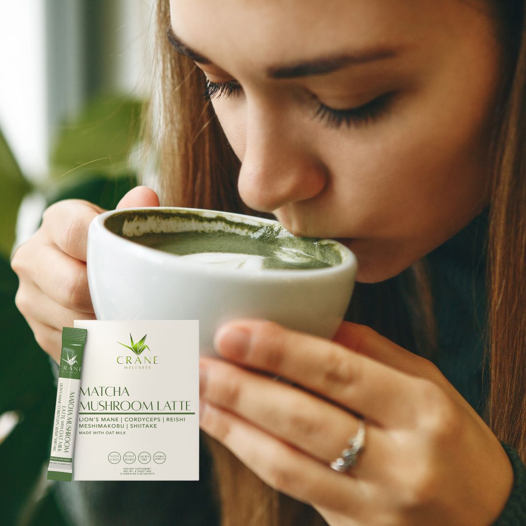 Matcha Mushroom Latte - Blinks Emporium