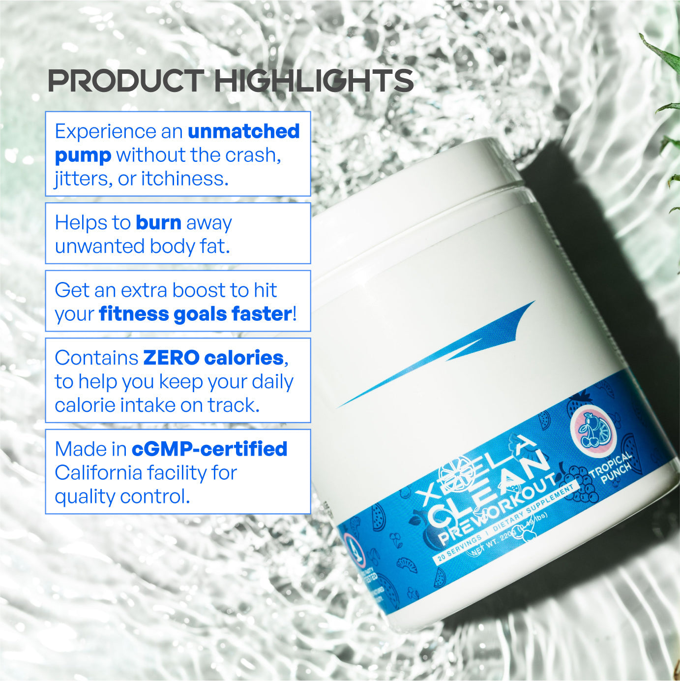 XEELA® CLEAN PRE WORKOUT