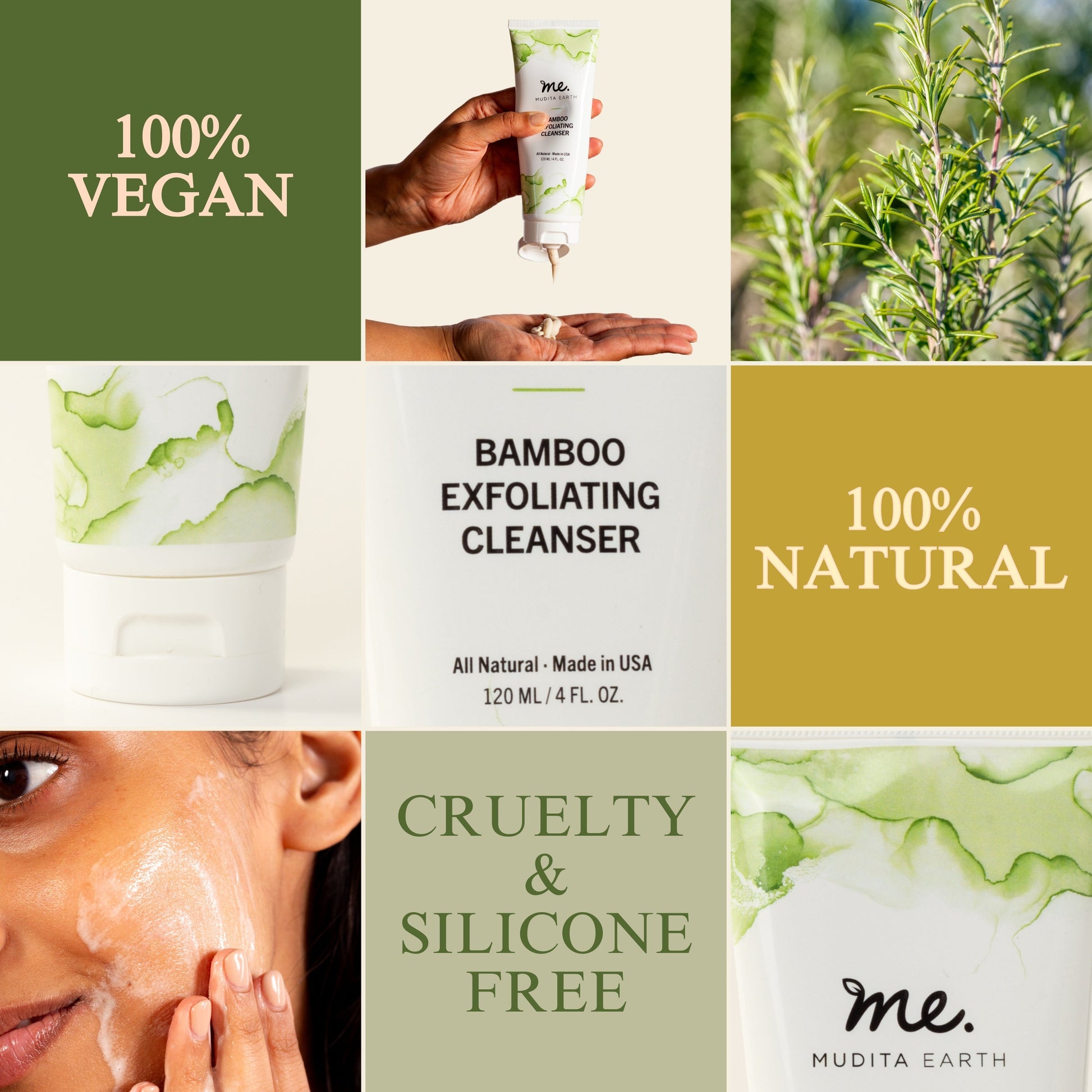 Bamboo Microdermabrasion Exfoliating Cleanser - Blinks Emporium