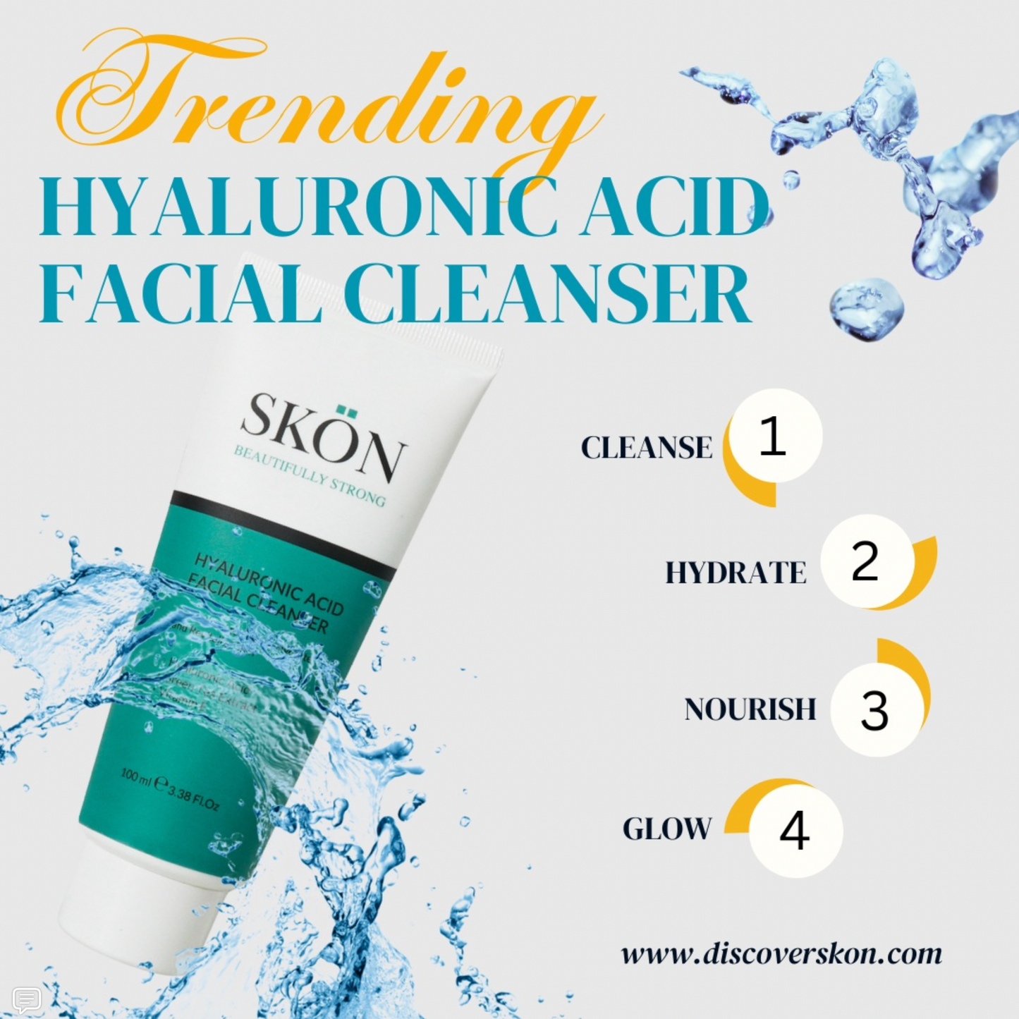 Hyaluronic Acid Facial Cleanser - Blinks Emporium