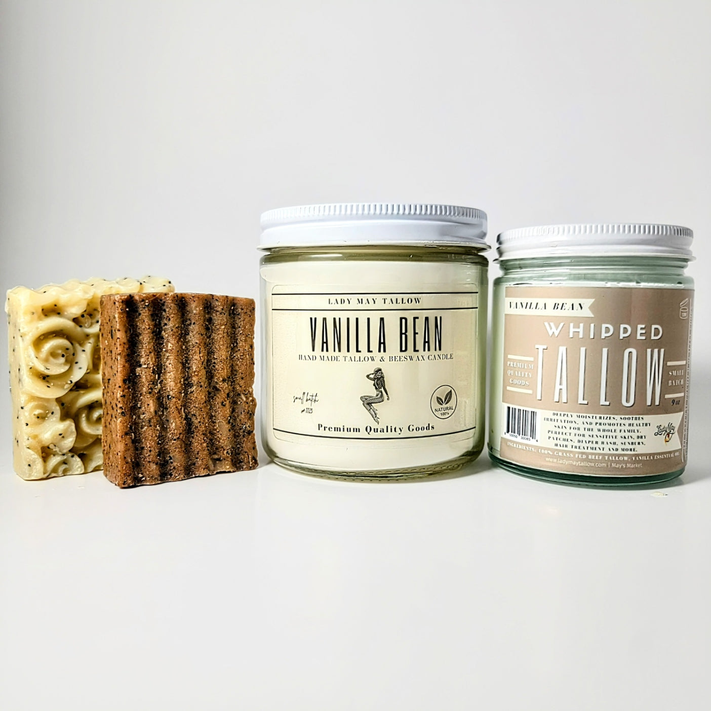 All-Natural Vanilla Gift Set | Lady May Tallow - Blinks Emporium