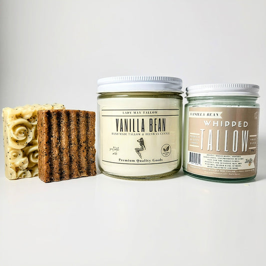 All-Natural Vanilla Gift Set | Lady May Tallow - Blinks Emporium