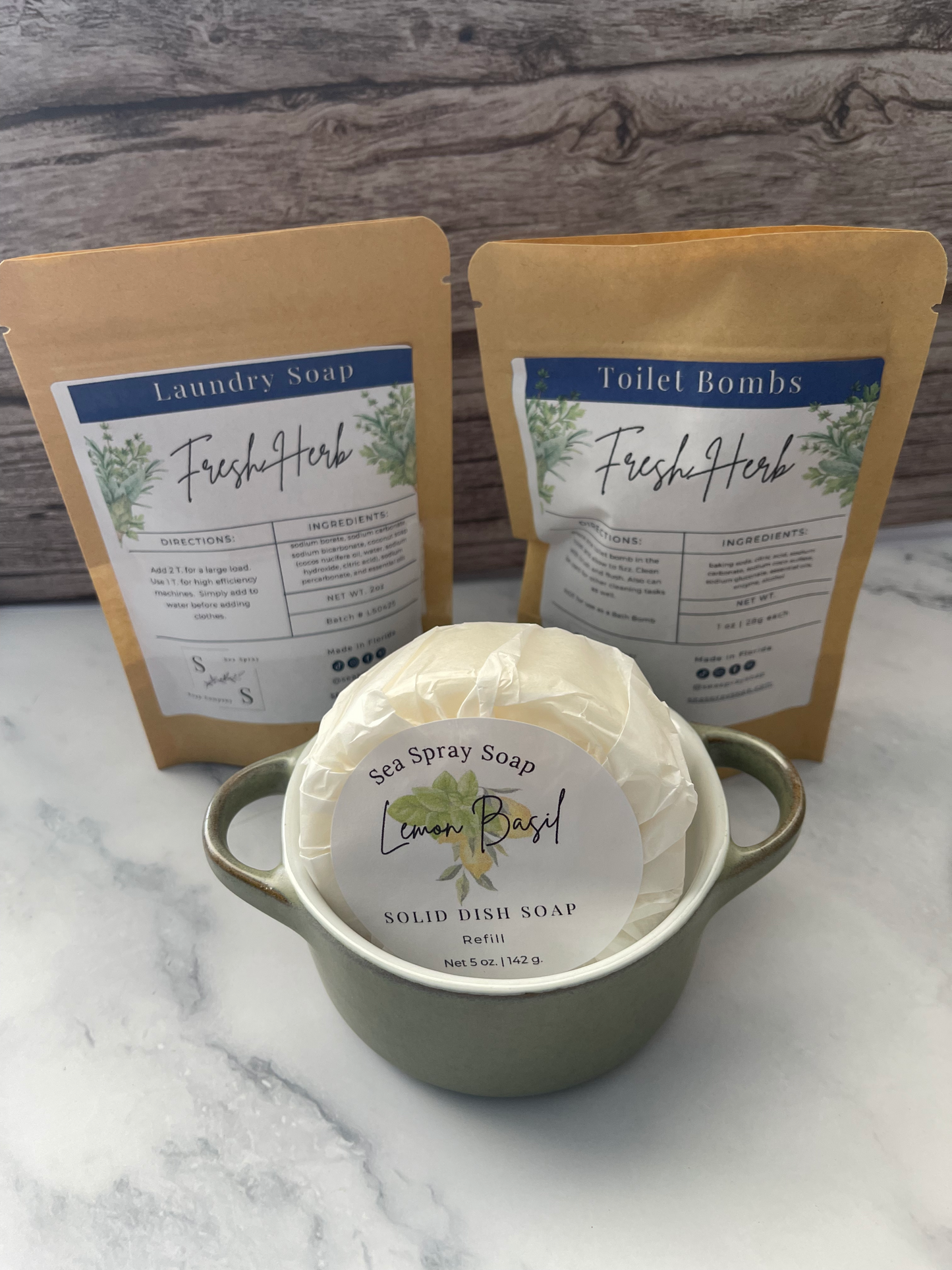 Zero Waste Essentials Starter Bundle - Complete Home Cleaning Kit