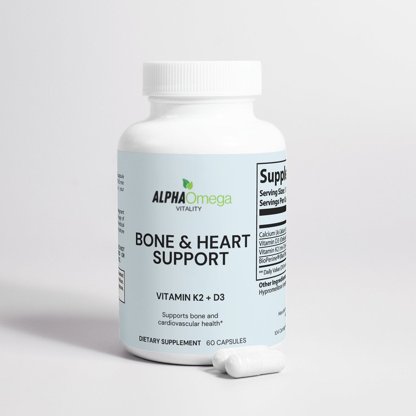 Bone and Heart Supplement - 60 Capsules