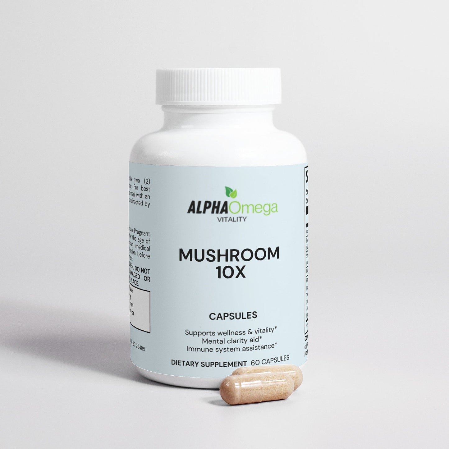 Mushroom Complex Supplement - 10X