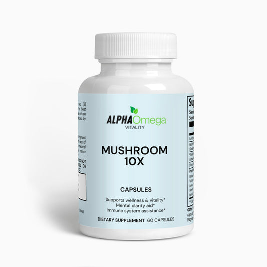 Mushroom Complex Supplement - 10X