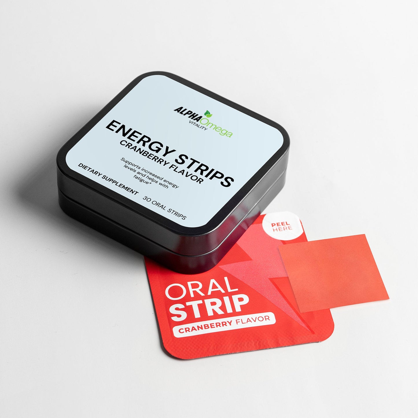 Natural Energy Strips - Cranberry Flavor