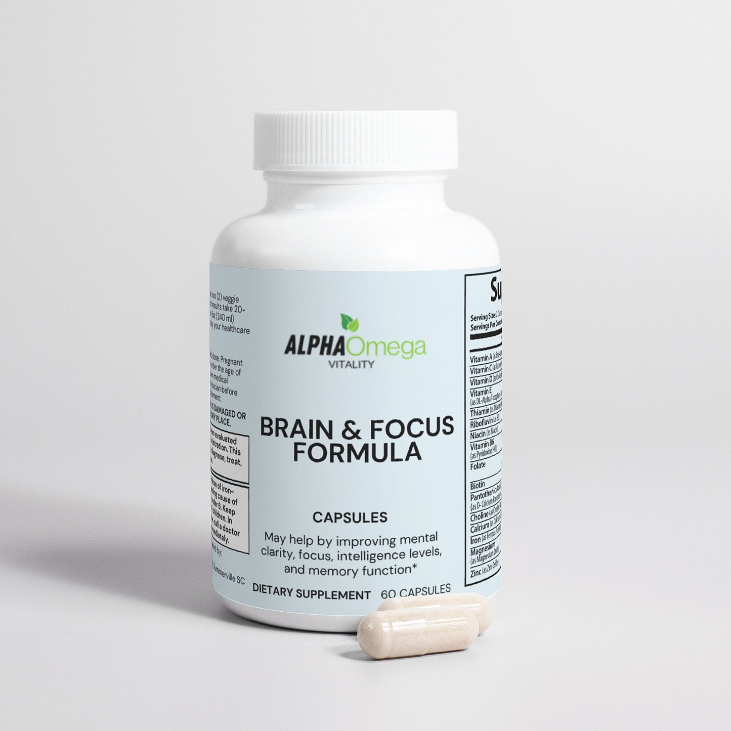 Natural Brain & Focus Supplement