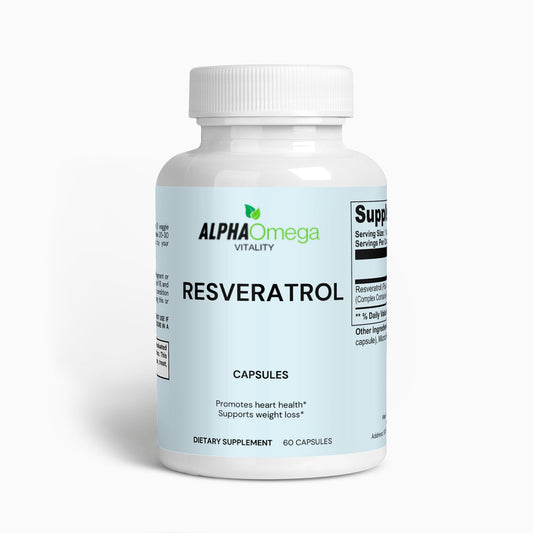 Resveratrol Supplement 600mg Capsules