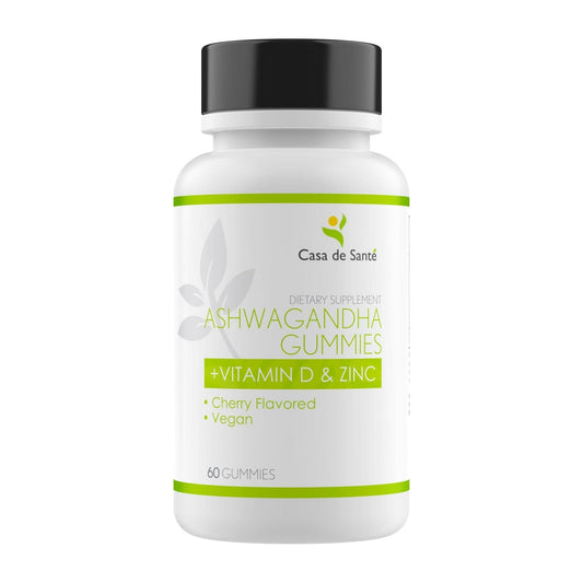 Ashwagandha Gummies with Vitamin D & Zinc, Vegan