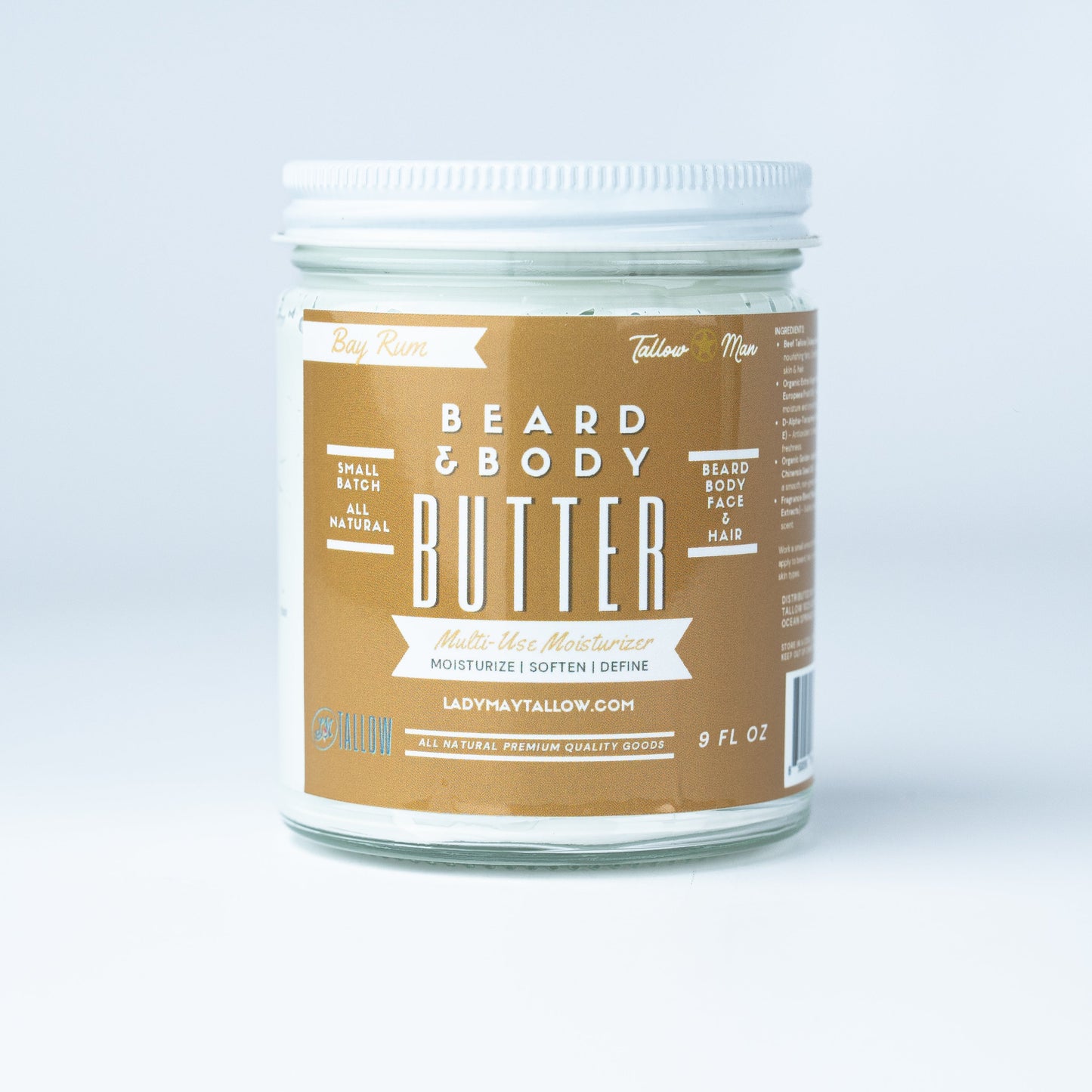 Tallow Man Beard + Body Butter Trio - Blinks Emporium