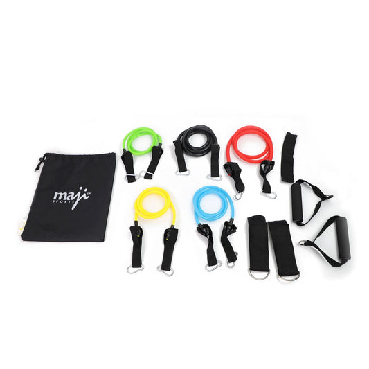 Ultimate Full Body Resistance band Tube Workout Kit for Strength Training