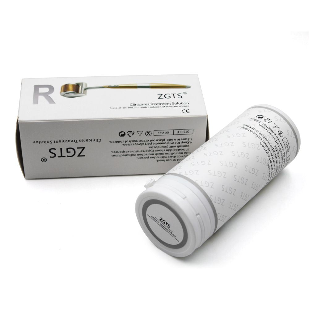 ZGTS Titanium Micro 192 Needle Derma Skin Roller Meso Acne Scar Wrinkle Anti-Age