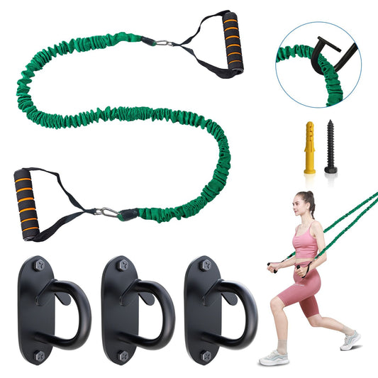 Heavy-Duty Wall Anchor Resistance Bands for Safe Home Gym Training