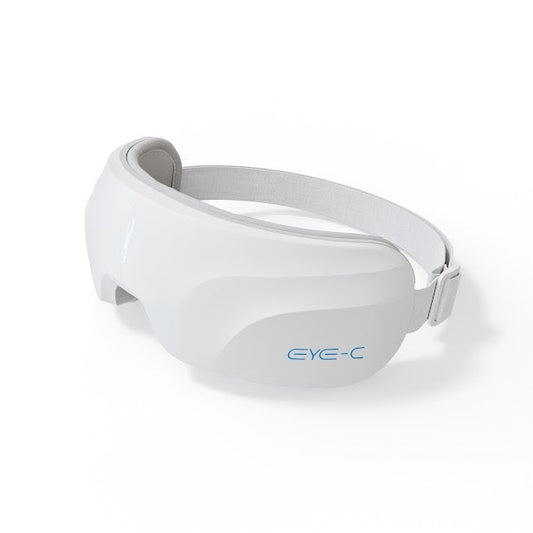White eye mask with 'EYE-C' branding on a white background - blinks emporium