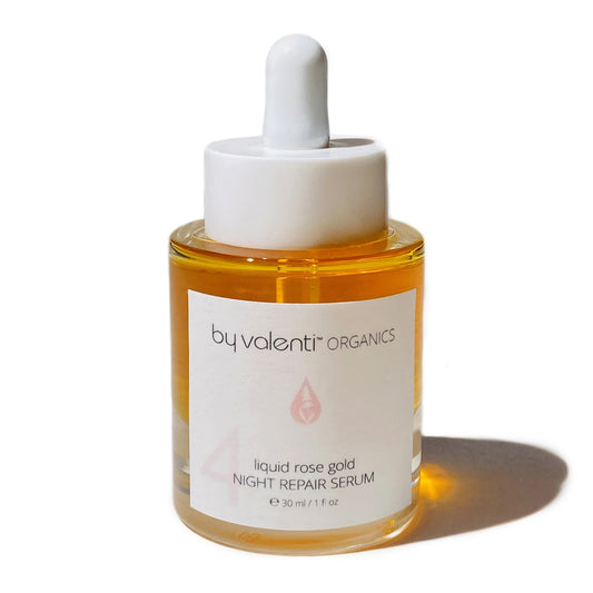 Liquid Rose Gold – Night Serum with Retinol, Vitamin C & CoQ10