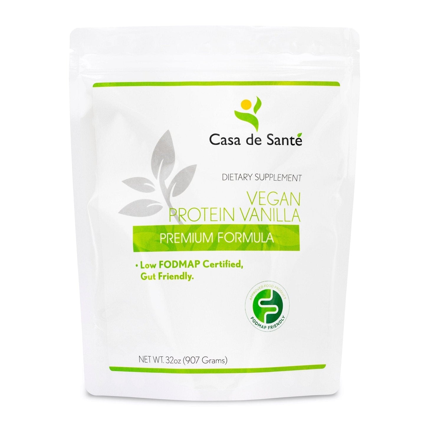 Gut Friendly Vegan Protein Vanilla Low FODMAP Certified, Paleo, Keto