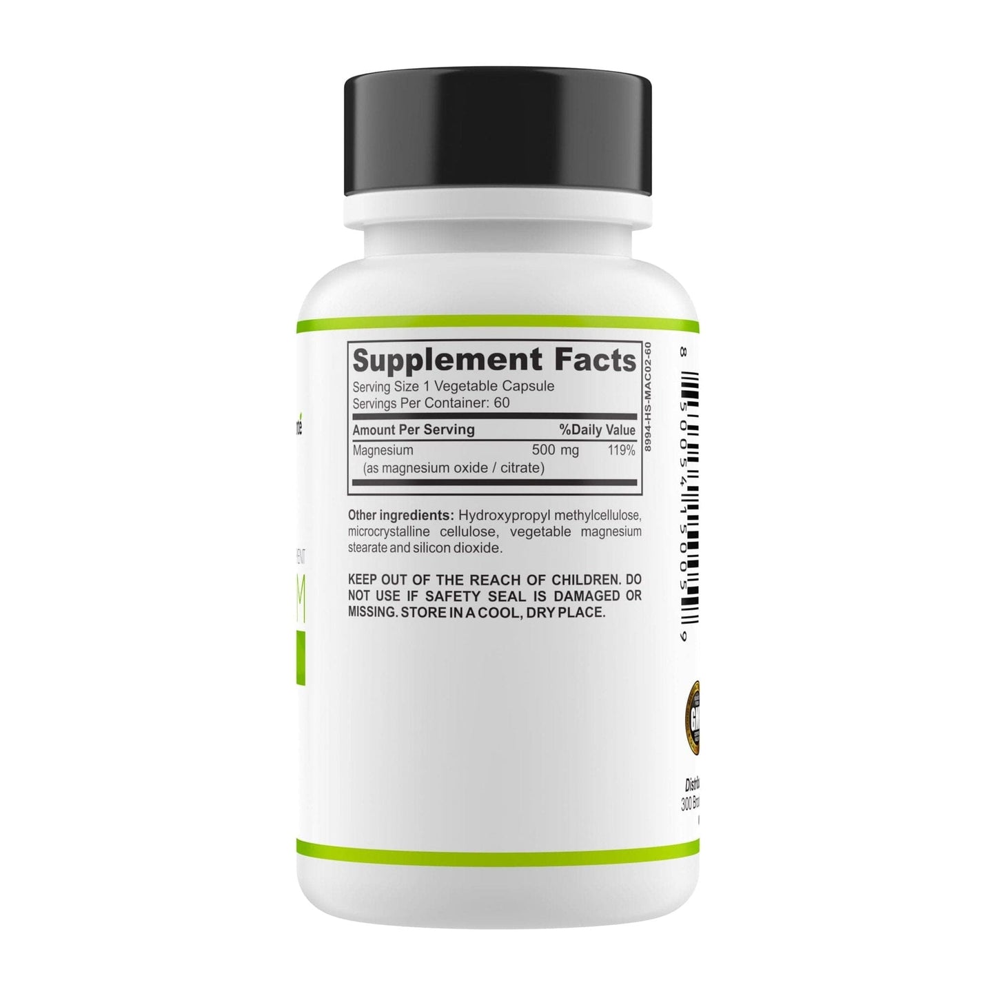 Magnesium, non GMO, Vegan