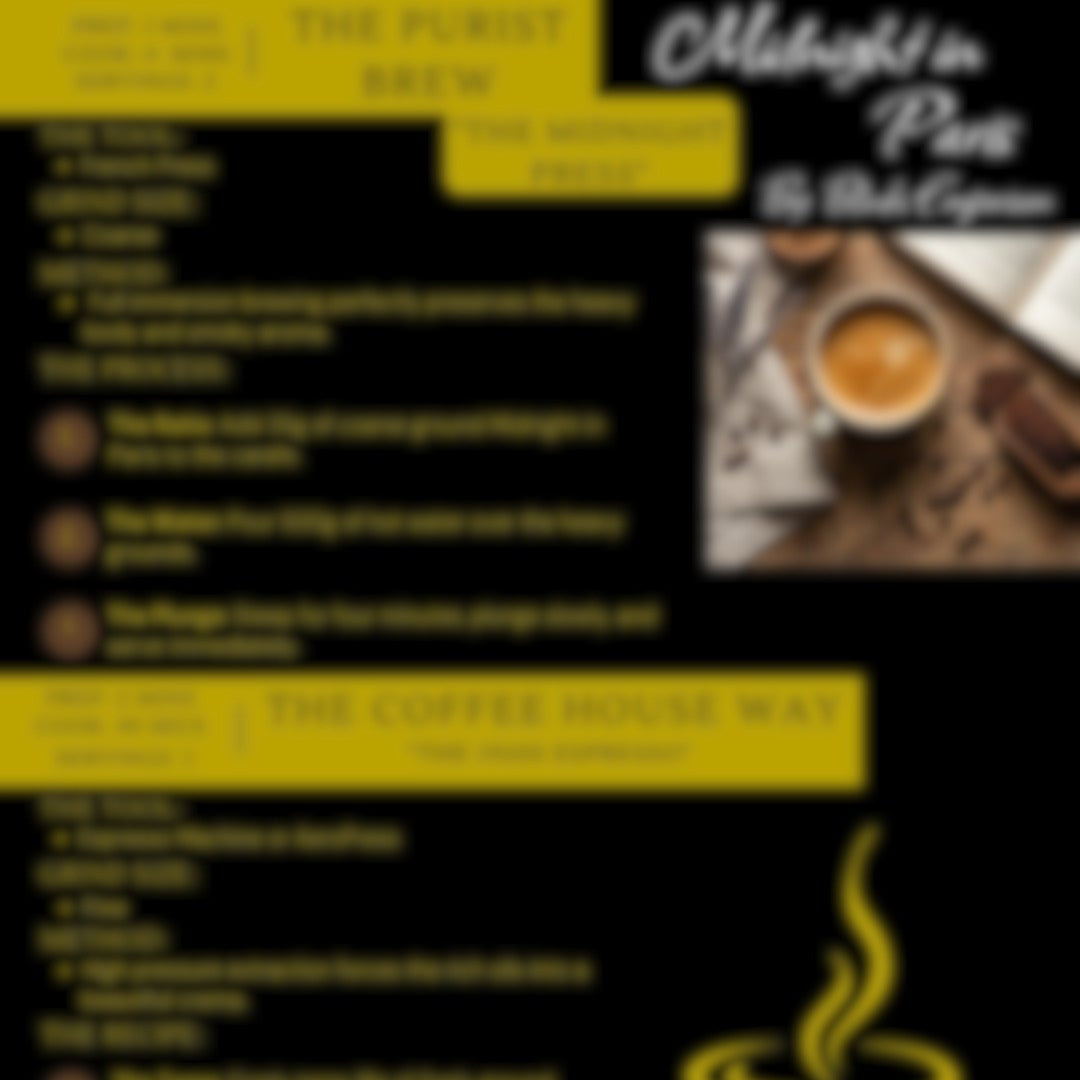Digital Barista Guide: Midnight in Paris *French Roast*