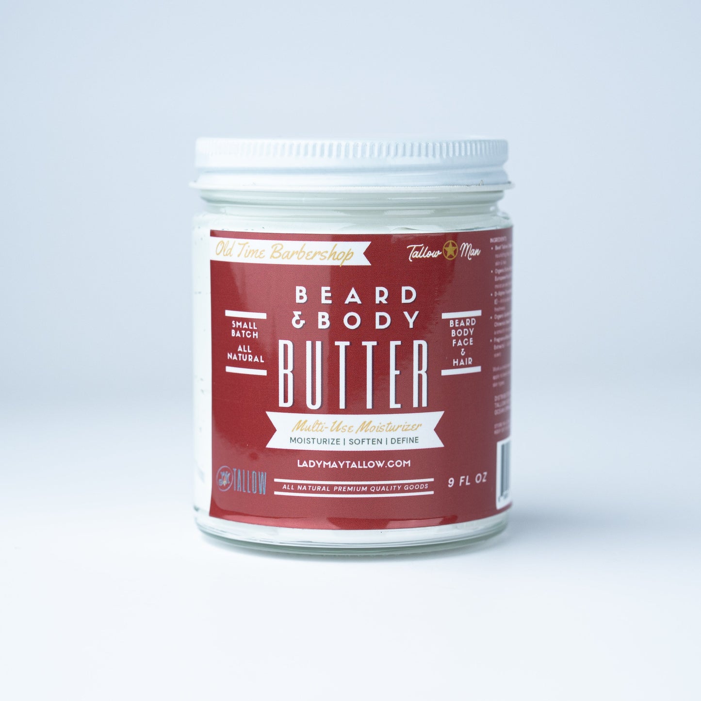 Tallow Man Beard + Body Butter Trio - Blinks Emporium