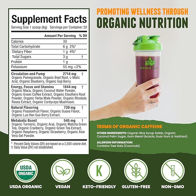 Organic Pre Workout- Passionfruit