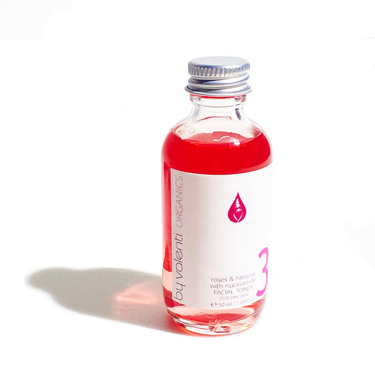 Roses & Hibiscus with Niacinamide Facial Toner for Dry Skin