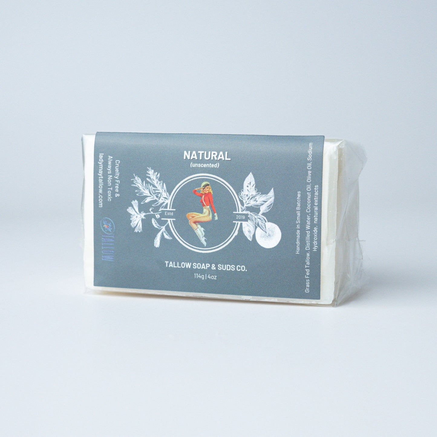 All-Natural Tallow Soap – Lavender Mint & Unscented - Blinks Emporium