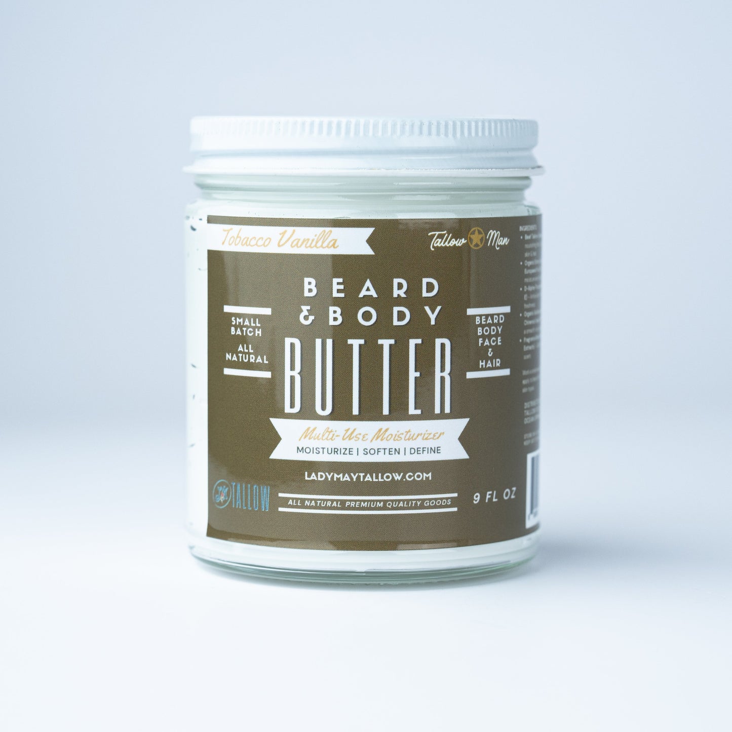 Tallow Man Beard + Body Butter Trio - Blinks Emporium